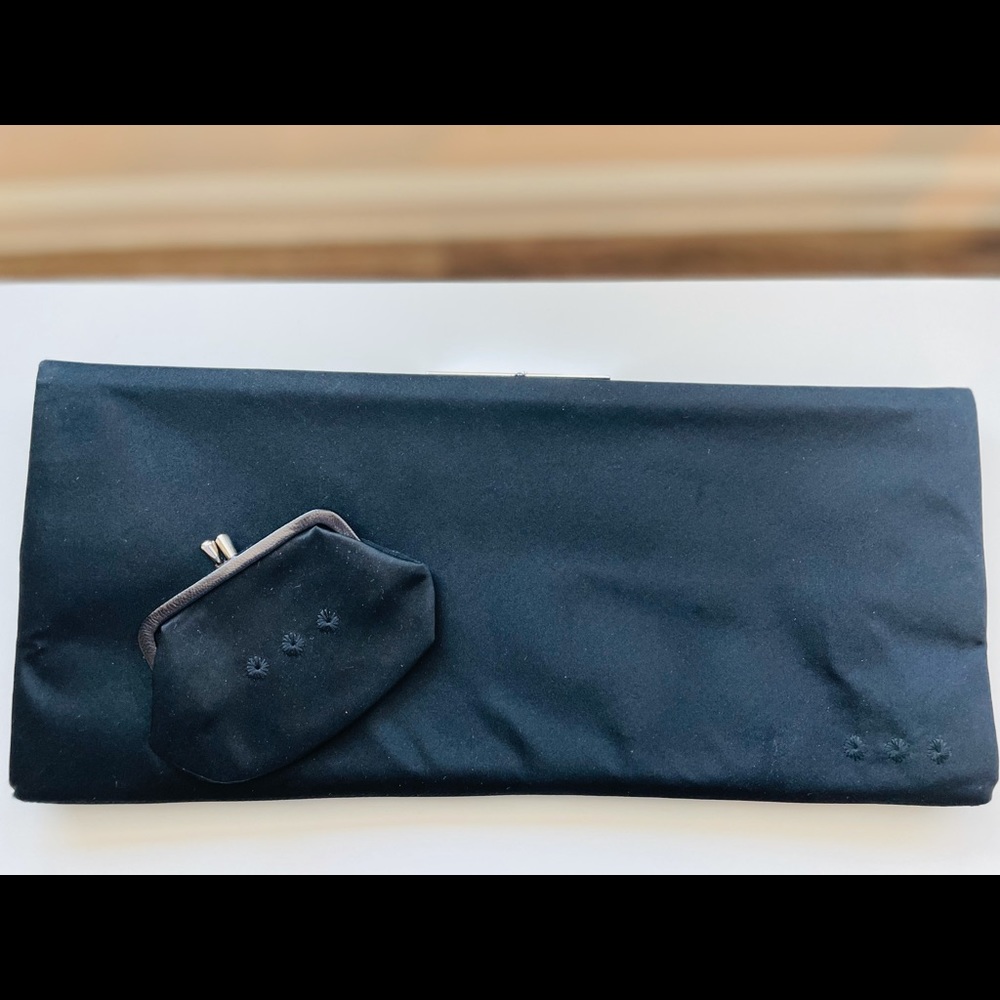 ♠️Vintage Kate Spade Satin Clutch with Coin pouch